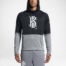 Black And Grey Nike Hoodie New Nike Kyrie Hyperelite Pullover Men S Hoodie L Large 800089 011 Black Grey Nike Hoodie Karakter Animasi