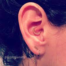 Daith Piercing Lahksmi Ring From Bvla Circle Earrings Studs Simple Earrings Minimalist Earrings