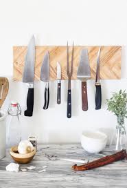Wall Mounted Knife Rack Tutorial Using Paint Stirrers Hunker Knife Rack Paint Stirrers Knife Holder