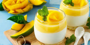 Panna Cotta A La Mangue Au Thermomix Recette Dessert Mangue Mangue Alimentation