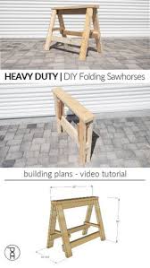 This post contains affiliate links. Heavy Duty Diy Folding Sawhorses Youtube Cute766