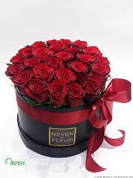 Roses In Box Ruze U Kutiji Birthday Flowers Bouquet Flower Box Gift Valentines Flowers