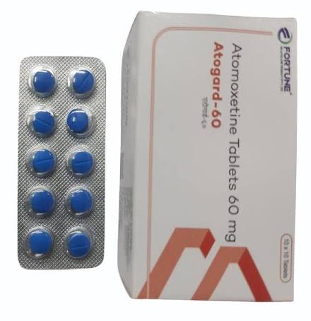 Atogard 60mg Atomoxetine Tablets at ₹ 97/strip | Bagadganj | Nagpur | ID: 2858804054662