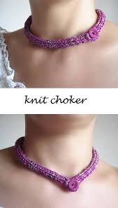 Visit the online boutique now! Purple Cable Choker Knit Choker Crochet Necklace Gumb Knit Necklace Knitted Jewelry Chunky Neck Knitted Necklace Boho Choker Necklace Knit Jewelry