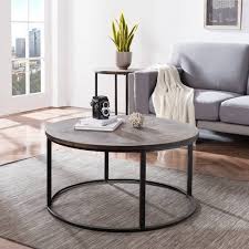 This coffee table features solid wood construction complemented by a white washed finish for rustic flair. Lymedon Reclaimed Wood Cocktail Table Natural Black Aiden Lane Target