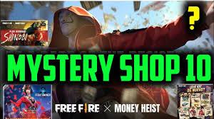 Free fire added this new event in their event site. Mystery Shop 10 Full Details Free Fire New Event Money Heist By Sksgamer Youtube