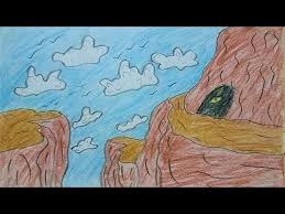 With our step by step instruction you'll get a beautiful drawing even if you don't have any special drawing skills. How To Draw Scenery Of Mountain For Beginners Drawing Mountain For Kids