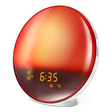 Amazon Com Latme Sunrise Alarm Clock Wake Up Light Works With Alexa Google Home With Colored Sunrise Simulation An Cool Tech Gifts Tech Gifts Cool New Gadgets