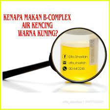 Ini juga berarti tubuh anda terhidrasi dengan baik. Kenapa Air Kencing Berwarna Kuning Selepas Makan B Complex