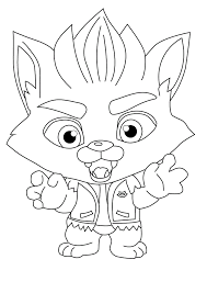 She is the daughter of cleopatra graves. Super Monsters Coloring Pages Free Printable Coloring Pages For Kids