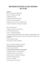 Check spelling or type a new query. Historia Del Mundo Actual Apuntes De Historia Politica Social Contemporanea Docsity