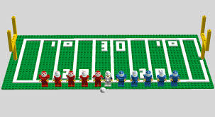 3403 fans grandstand with scoreboard. Lego Ideas Football Game