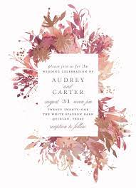 Fantasy Customizable Foil Pressed Wedding Invitations In Black Or Gold By Lori Wemple Minted Wedding Invitations Foil Pressed Wedding Invitations Beach Wedding Invitations