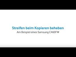 Nach einem blatt leuchtet die rote lampe. Samsung Drucker Streifen Beim Kopieren Beheben Youtube