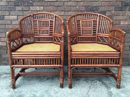 Pair Of Vintage Brighton Pavilion Bamboo Rattan Chinese Chippendale Chairs Chinese Chippendale Chairs Chippendale Chairs Georgian Furniture