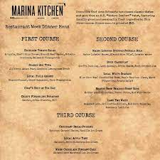 Our Sdrw Dinner Menu San Diego Dining Restaurant Week Dinner Menu