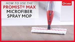 How To Use The Promist Max Microfiber Spray Mop Youtube