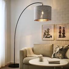 Nymo Lamp Shade White Brass Color 17 Ikea In 2020 Floor Lamp Base Floor Lamp Mid Century Floor Lamps