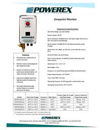 Dewpoint Monitor Powerex Pdf Catalogs Technical