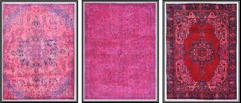 Sie sind in 16 verschiedenen farben verfügbar. Vintage Teppich Farbinspiration Pink Rosa