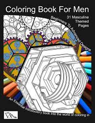Download Amazon Com Coloring Book For Men Totally Masculine Themes Patterns And Images Hatchdoodles Standard Color In 9781548608217 Weedbrook Mr Marc Books