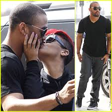 I feel really comfortable, and it's so easy. Rihanna Matt Kemp Kiss Kiss Matt Kemp Rihanna Just Jared