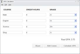This Application Will Help You Quickly Calculate Your High School Or College Grade Point Average Across An Unlim Gpa Calculator Grade Point Average High School