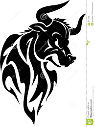 Angry Bull Tribal Tattoo Stock Illustration Image Of Head 43714560 Bull Tattoo Bull Tattoos Taurus Bull Tattoos