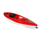 Summit 100X Sit-in 1-Person Kayak, Fireman Red/White, 10-ft Pelican