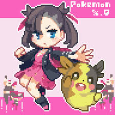 Pixel Marnie Pixel Art Characters Anime Pixel Art Zorua Pokemon