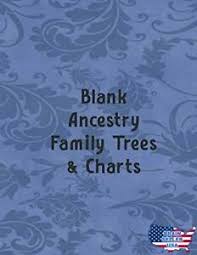 Details About Blank Ancestry Family Trees Charts Genealogy Charts Forms New Free Ship