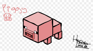 Minecraft Baby Pig Minecraft Free Transparent Png Clipart Images Download