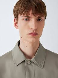 Kin Workwear Cotton Blend Jacket, Abbey Stone