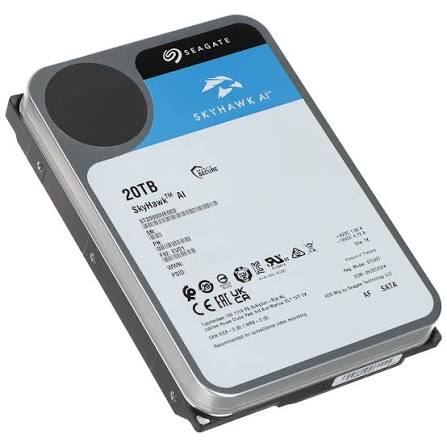 HDD FOR DVR HDD-ST20000VE003 20TB 24/7 SkyHawk AI SEAG... - HDDs - Delta