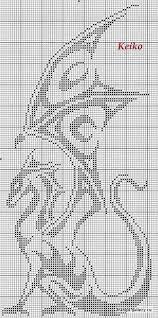 The model was stitched on 14 count khaki, beige or other neutral aida with dmc floss. Printable Dragon Cross Stitch Patterns Novocom Top