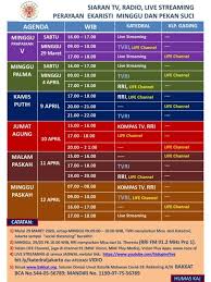 Kompastv menayangkan ibadah jumat agung pk.15.00 wib dan . Jadwal Misa Online Kamis Putih 2021 Di Tvri Jadwal Misa Pekan Suci Di Gereja Katedral Jakarta Sesawi Net