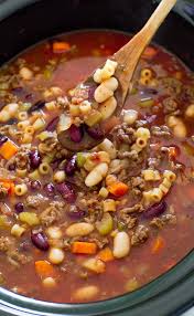 Slow Cooker Easy Pasta Fagioli Soup Recipe Magic Skillet Recipe Beef Soup Recipes Healthy Soup Recipes Pasta Fagioli Soup Recipe