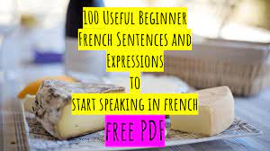 This book and its accompanying mp3 audio are not for sale. 100 Useful Beginner French Sentences And Expressions Free Pdf Simple French