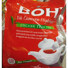 Malaysia teh boh uncang/boh tea malaysia (25 tea bags/250g). Harga Teh Boh Uncang Malayfadar