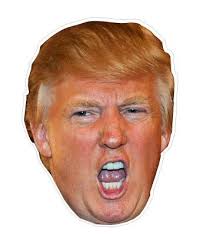 The president has always had a noticeably auburn tinge to his skin tone. Amazon Com Boldergraphx 1094 Donald Trump Face Cut Out 3 6 X 5 Decal Automotive