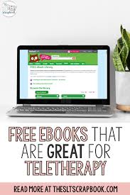 Free Ebooks Website That Is Great For Teletherapy Speech Therapy Distance Learni In 2020 Early Intervention Speech Therapy Language Therapy Activities Speech Therapy