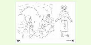 Jesus the good shepherd coloring pages. Free The Resurrection Of Jesus Christ Colouring Page