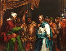 Jesus is condemned to death. Sanhedrin Trial Of Jesus Wikipedia