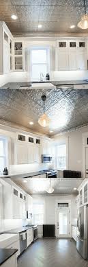 The kitchen below features an octagonal recessed ceiling that makes a statement with its geo form. 25 Popular Kitchen Ceiling Ideas Decorative Kitchen Ceiling Ideas