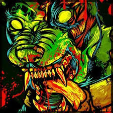 How To Draw A Zombie Dog Zombie Dog Wolf Face Drawing Drawings Zombie