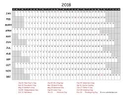 Calendar is very important in each and every individual's life. 2018 Excel Calendar Template Download Free Printable Excel Templates
