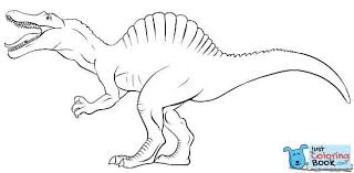 Spinosaurus Boy Birthday Ideas Dinosaur Coloring Pages Within Spinosaur Hunting Coloring Pages