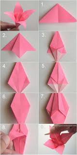 Pin By Laceci On Progetti Da Provare With Images Origami Lily Paper Origami Flowers Paper Crafts Origami