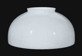 14 Inch Fitter Usa Made Opal Glass Dome Shade Lamp Glass Domes Antique Light Fixtures