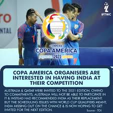 Cuenta oficial del torneo continental más antiguo del mundo. India At Copa Indian Football Team For World Cup Facebook